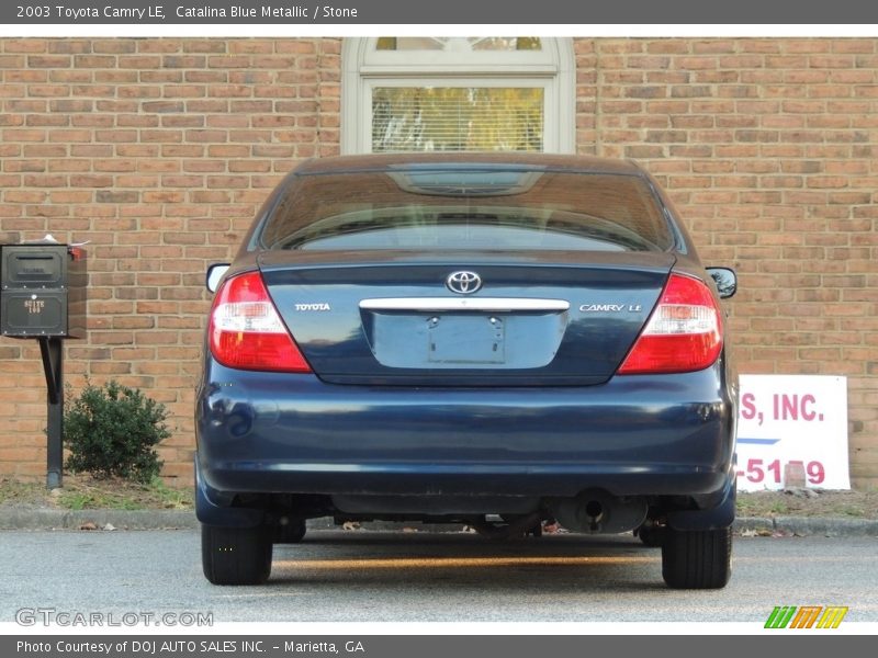 Catalina Blue Metallic / Stone 2003 Toyota Camry LE