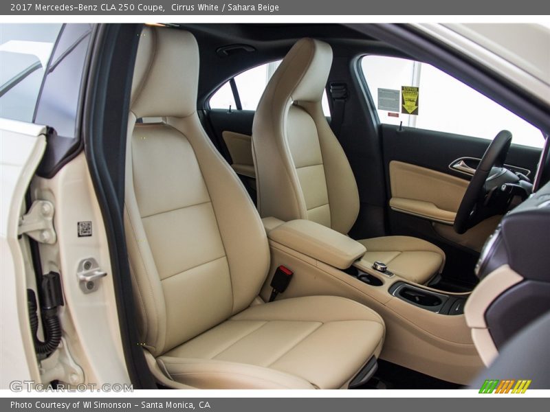 Cirrus White / Sahara Beige 2017 Mercedes-Benz CLA 250 Coupe