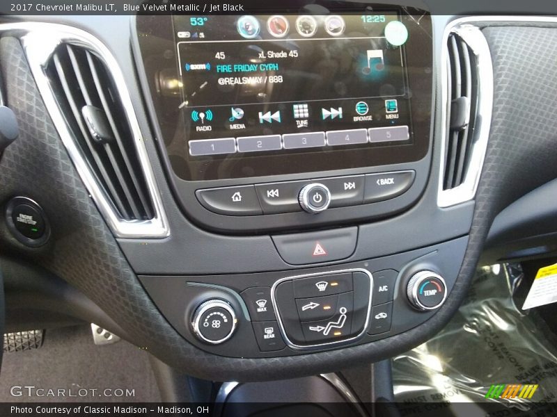 Blue Velvet Metallic / Jet Black 2017 Chevrolet Malibu LT