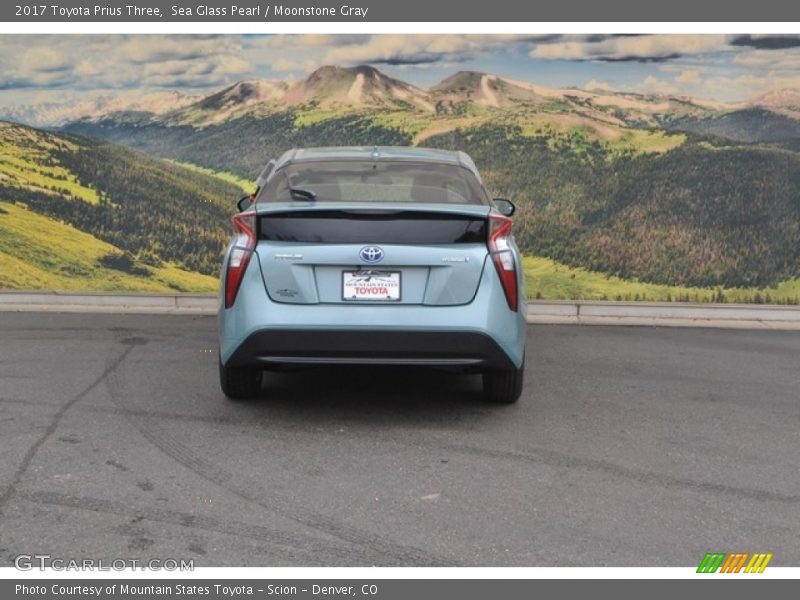Sea Glass Pearl / Moonstone Gray 2017 Toyota Prius Three