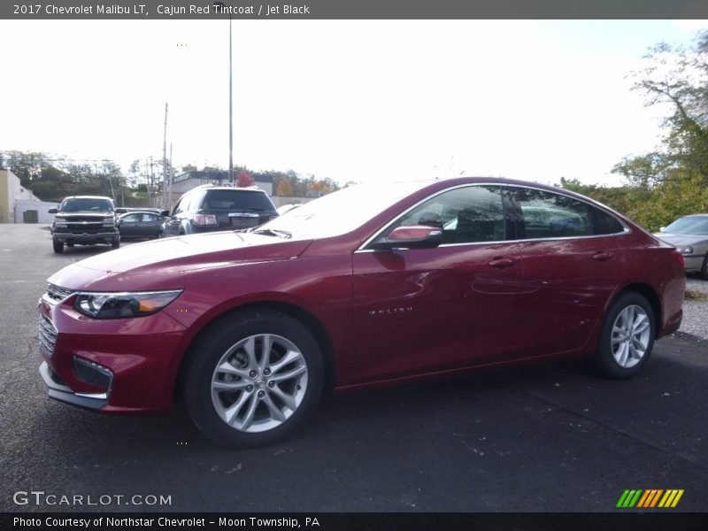 Cajun Red Tintcoat / Jet Black 2017 Chevrolet Malibu LT