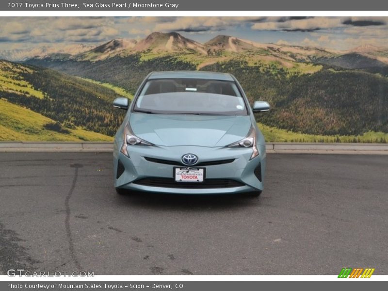 Sea Glass Pearl / Moonstone Gray 2017 Toyota Prius Three