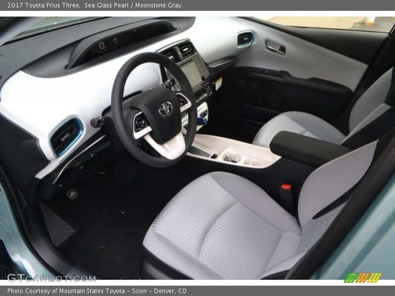  2017 Prius Three Moonstone Gray Interior