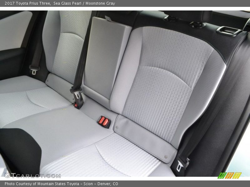 Rear Seat of 2017 Prius Three
