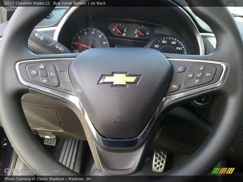 Blue Velvet Metallic / Jet Black 2017 Chevrolet Malibu LS
