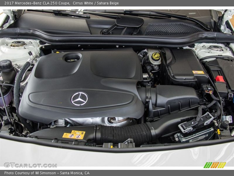 Cirrus White / Sahara Beige 2017 Mercedes-Benz CLA 250 Coupe