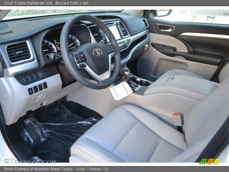 Blizzard Pearl / Ash 2016 Toyota Highlander XLE