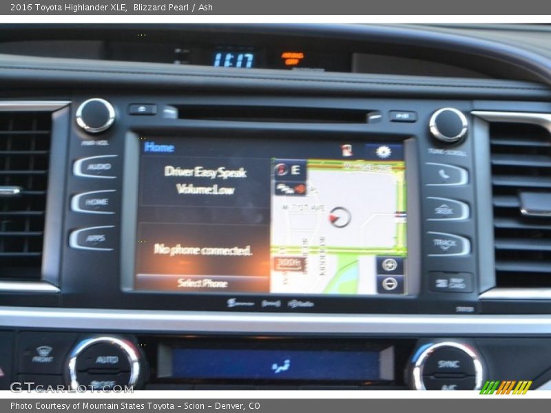 Blizzard Pearl / Ash 2016 Toyota Highlander XLE