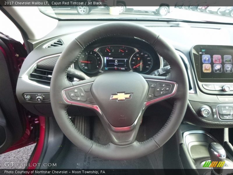 Cajun Red Tintcoat / Jet Black 2017 Chevrolet Malibu LT