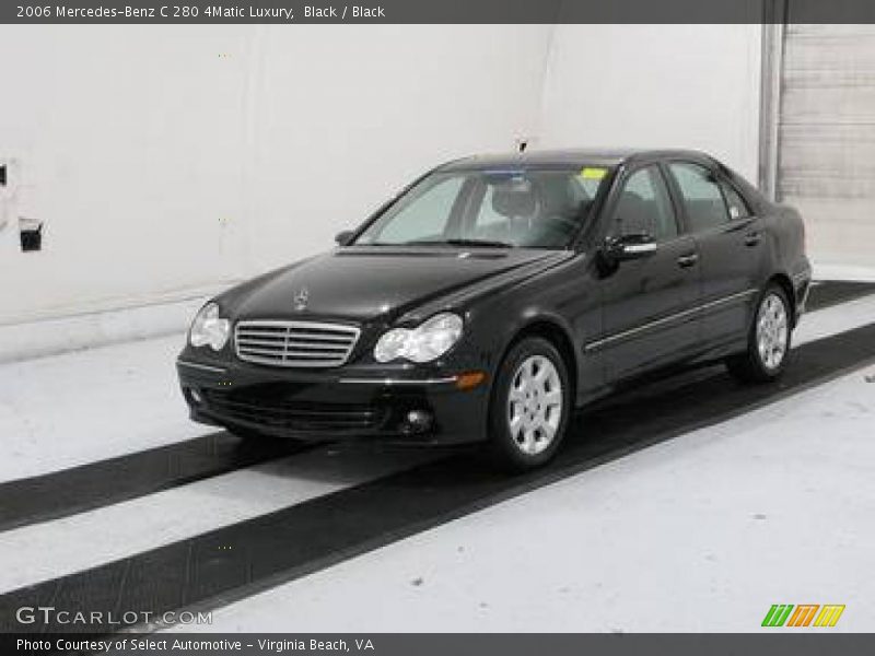 Black / Black 2006 Mercedes-Benz C 280 4Matic Luxury