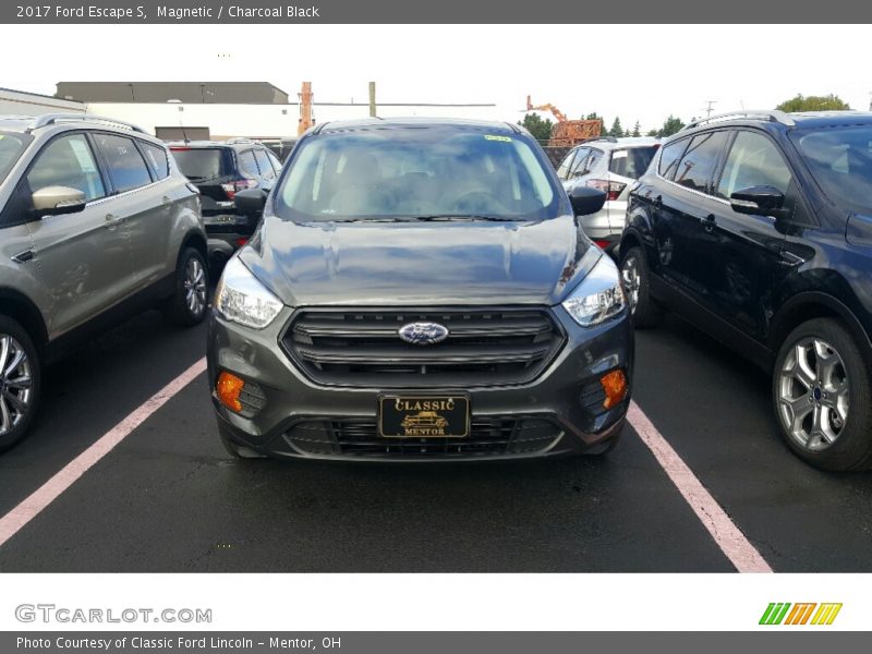 Magnetic / Charcoal Black 2017 Ford Escape S
