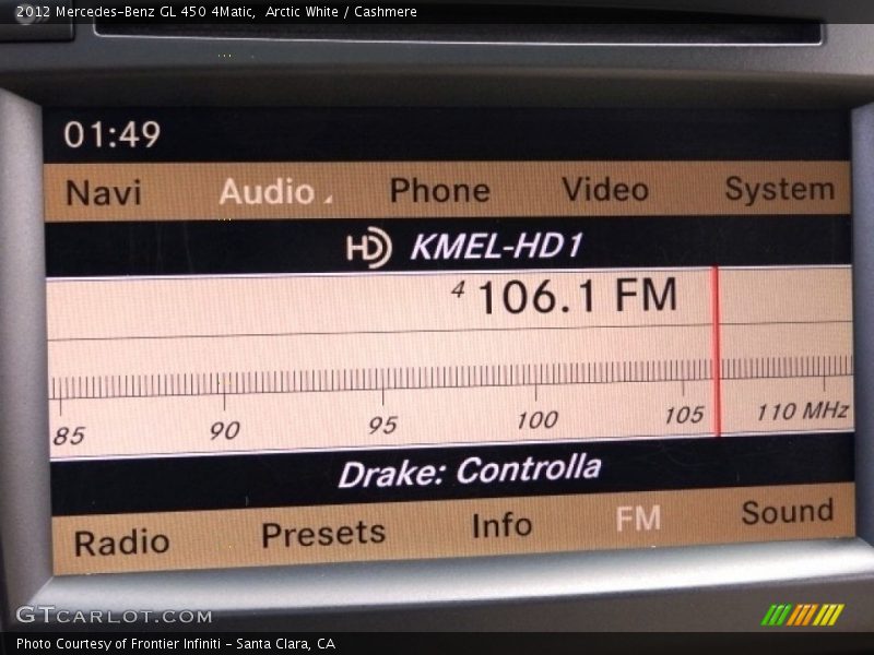 Arctic White / Cashmere 2012 Mercedes-Benz GL 450 4Matic