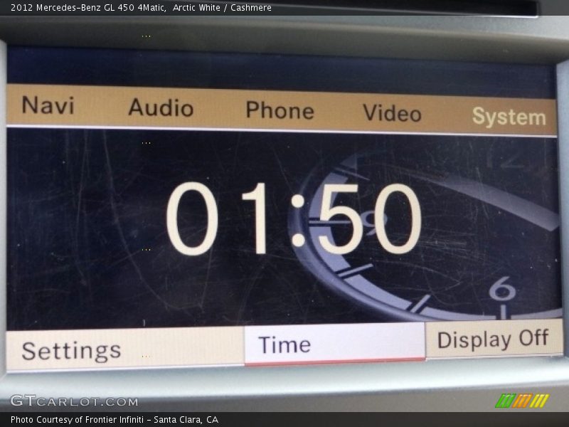 Arctic White / Cashmere 2012 Mercedes-Benz GL 450 4Matic