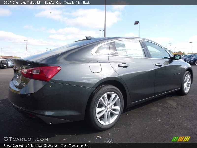 Nightfall Gray Metallic / Jet Black 2017 Chevrolet Malibu LT