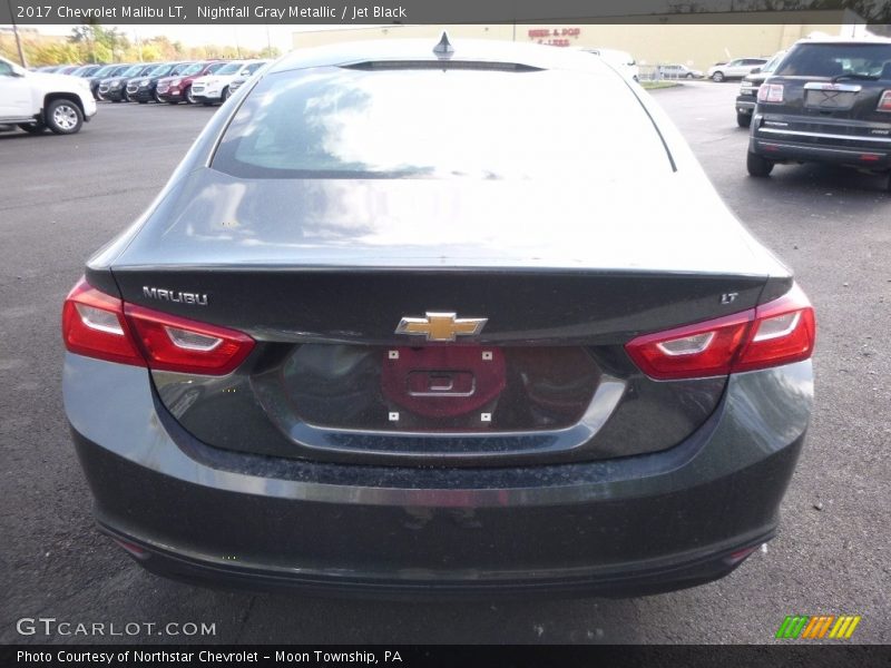 Nightfall Gray Metallic / Jet Black 2017 Chevrolet Malibu LT