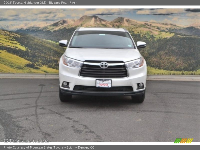 Blizzard Pearl / Ash 2016 Toyota Highlander XLE