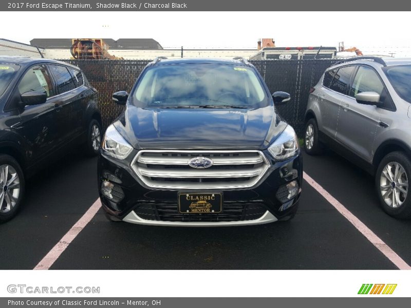Shadow Black / Charcoal Black 2017 Ford Escape Titanium