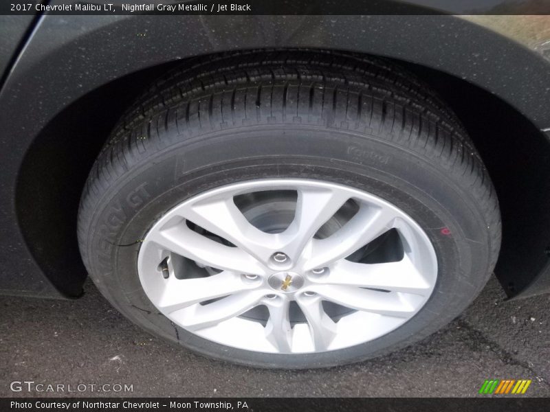 Nightfall Gray Metallic / Jet Black 2017 Chevrolet Malibu LT