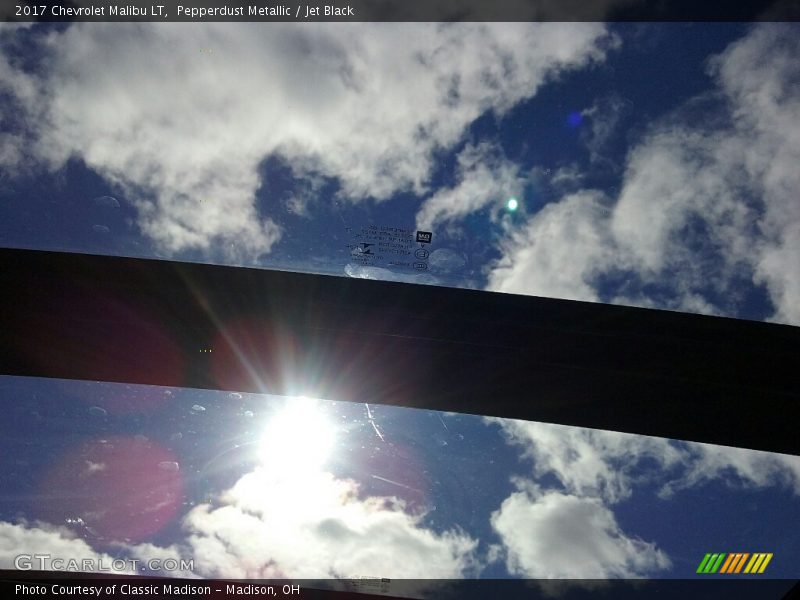 Pepperdust Metallic / Jet Black 2017 Chevrolet Malibu LT