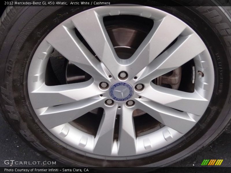 Arctic White / Cashmere 2012 Mercedes-Benz GL 450 4Matic