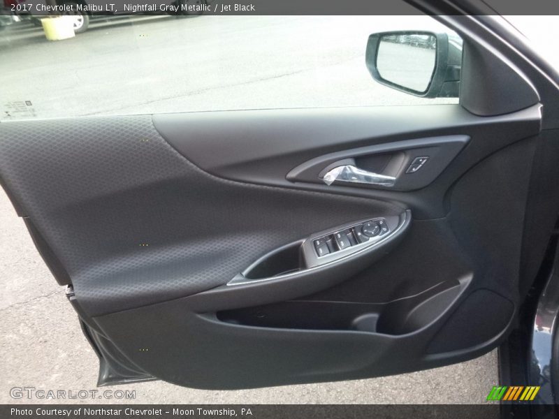 Nightfall Gray Metallic / Jet Black 2017 Chevrolet Malibu LT