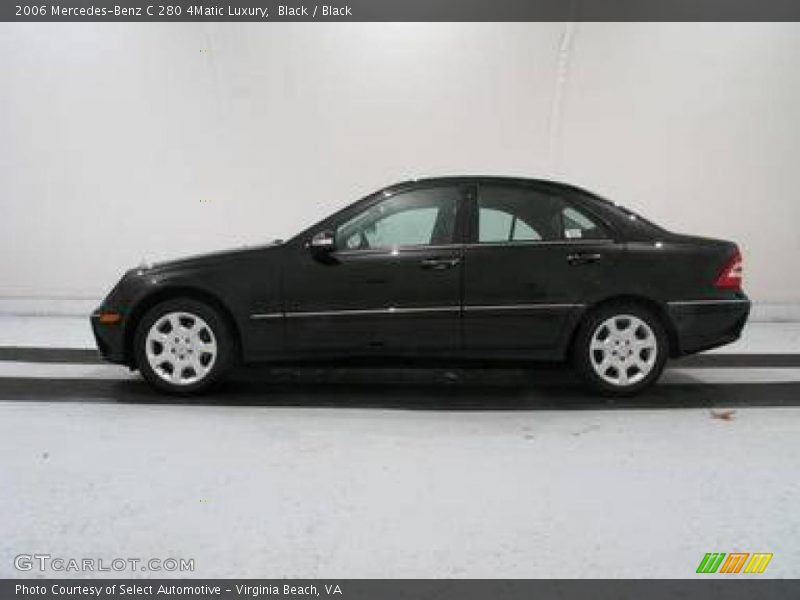 Black / Black 2006 Mercedes-Benz C 280 4Matic Luxury
