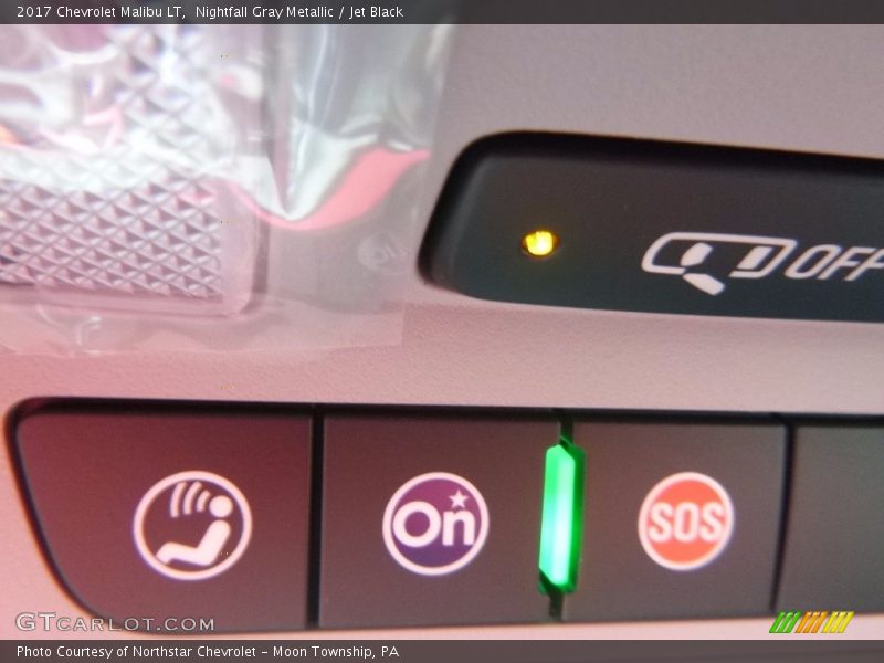 Nightfall Gray Metallic / Jet Black 2017 Chevrolet Malibu LT