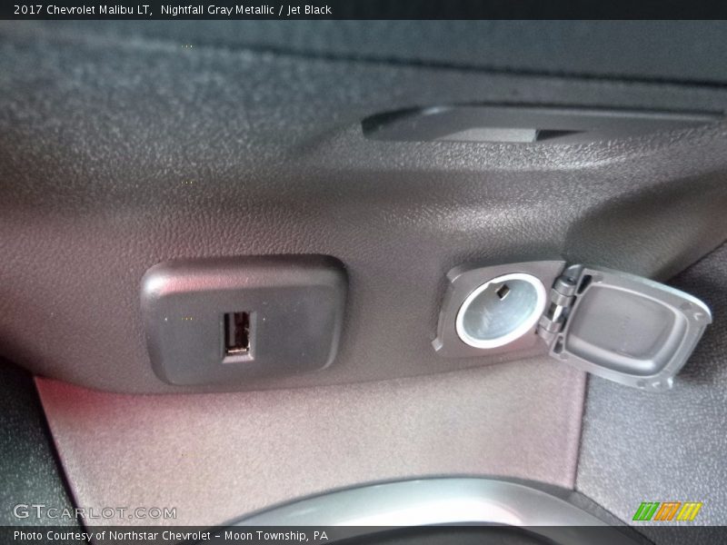 Nightfall Gray Metallic / Jet Black 2017 Chevrolet Malibu LT