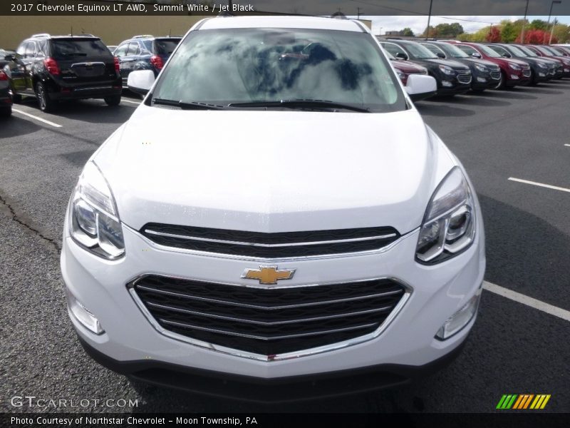 Summit White / Jet Black 2017 Chevrolet Equinox LT AWD