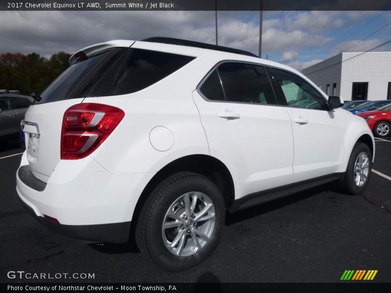 Summit White / Jet Black 2017 Chevrolet Equinox LT AWD