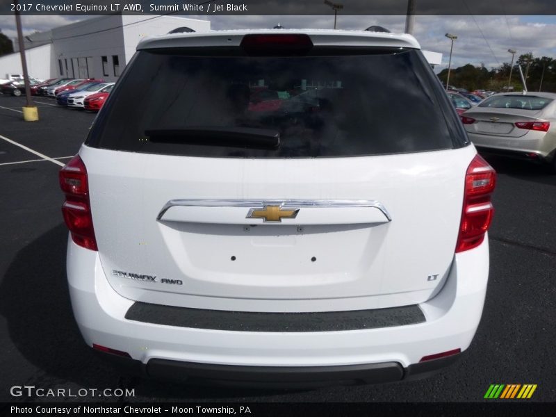Summit White / Jet Black 2017 Chevrolet Equinox LT AWD