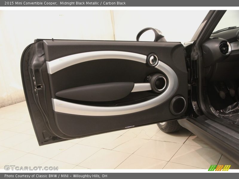 Midnight Black Metallic / Carbon Black 2015 Mini Convertible Cooper
