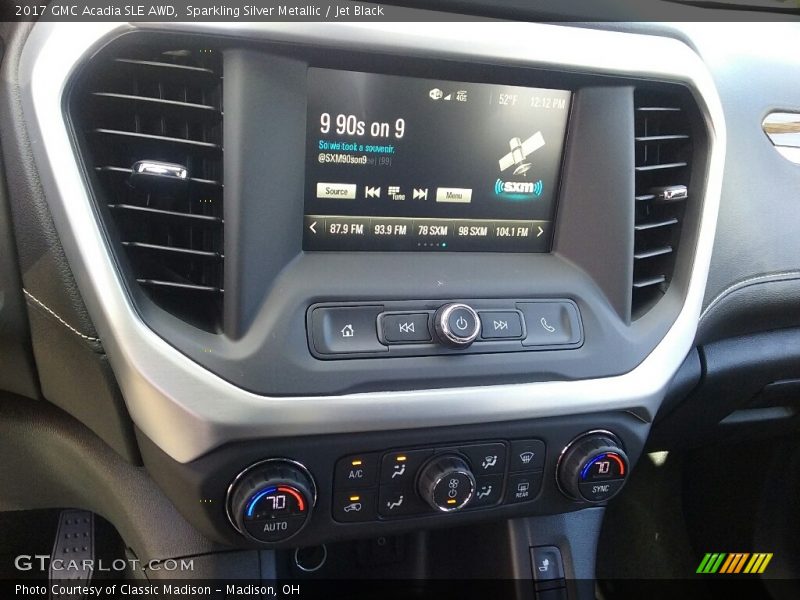 Sparkling Silver Metallic / Jet Black 2017 GMC Acadia SLE AWD