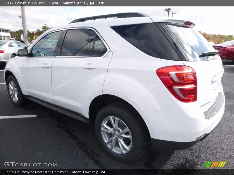 Summit White / Jet Black 2017 Chevrolet Equinox LT AWD