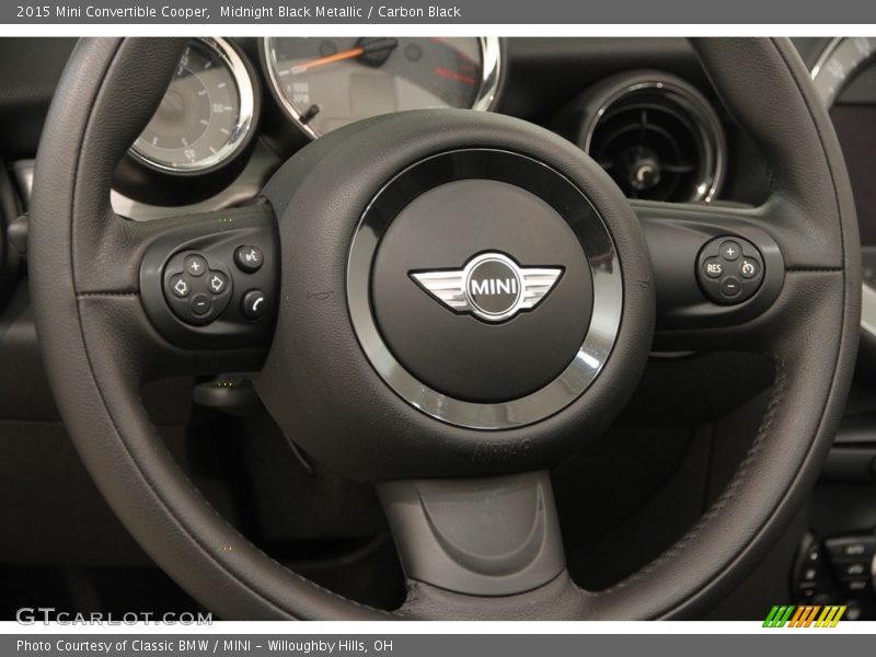 Midnight Black Metallic / Carbon Black 2015 Mini Convertible Cooper