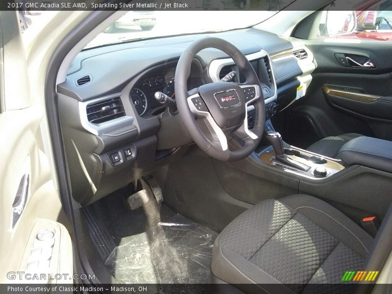 Sparkling Silver Metallic / Jet Black 2017 GMC Acadia SLE AWD