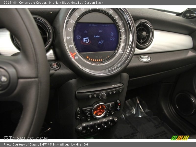 Midnight Black Metallic / Carbon Black 2015 Mini Convertible Cooper