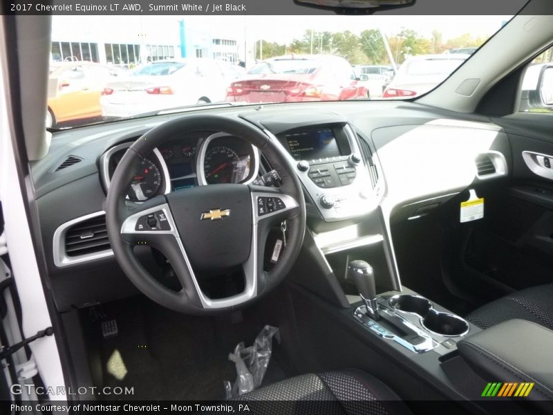 Summit White / Jet Black 2017 Chevrolet Equinox LT AWD