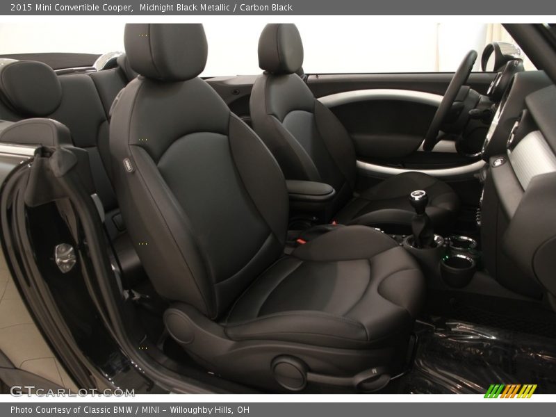 Midnight Black Metallic / Carbon Black 2015 Mini Convertible Cooper