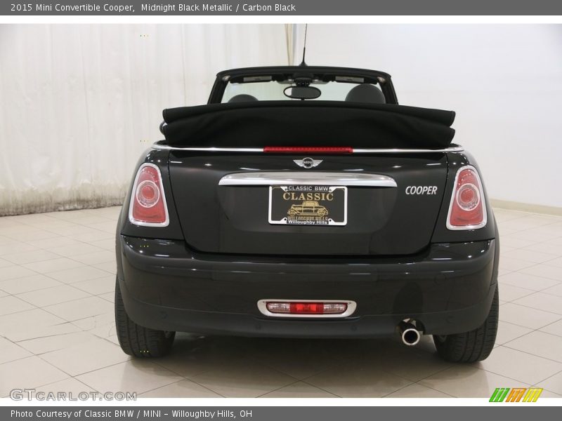 Midnight Black Metallic / Carbon Black 2015 Mini Convertible Cooper