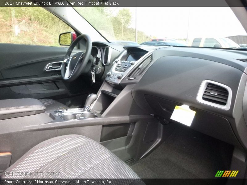 Siren Red Tintcoat / Jet Black 2017 Chevrolet Equinox LT AWD