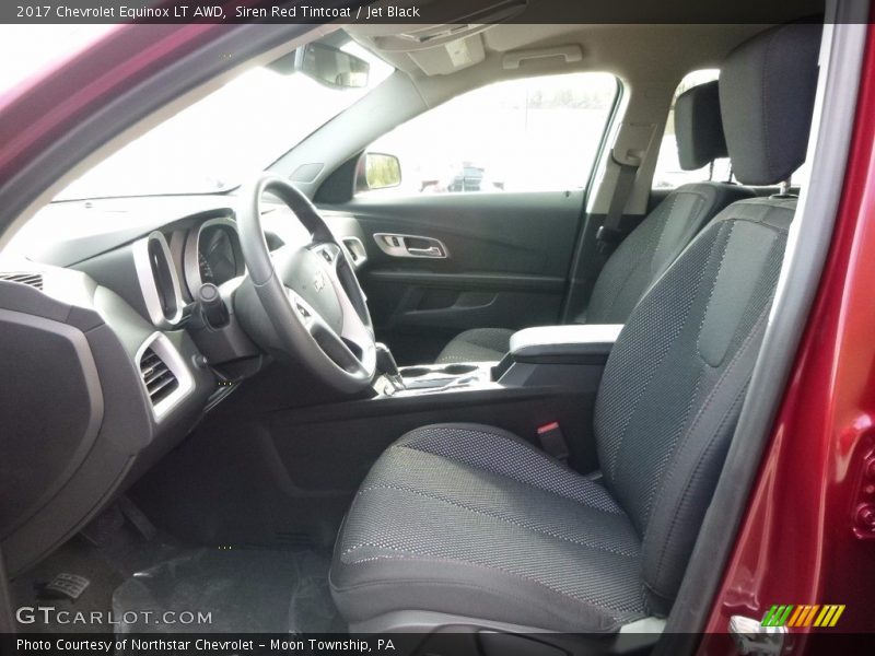 Siren Red Tintcoat / Jet Black 2017 Chevrolet Equinox LT AWD