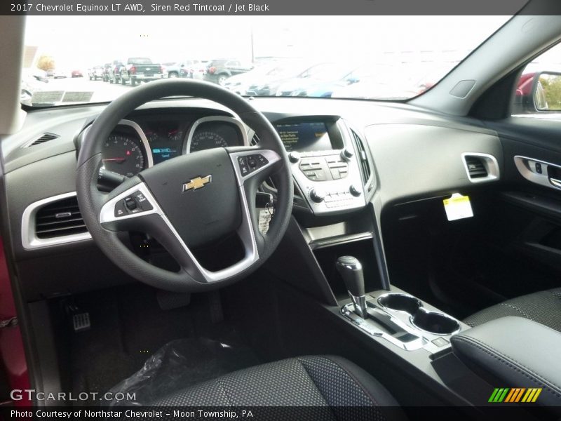 Siren Red Tintcoat / Jet Black 2017 Chevrolet Equinox LT AWD