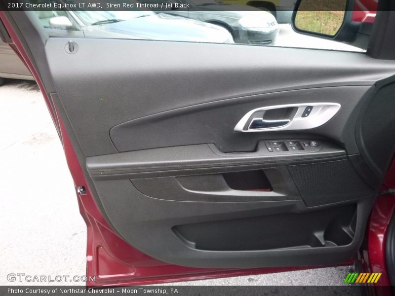 Siren Red Tintcoat / Jet Black 2017 Chevrolet Equinox LT AWD