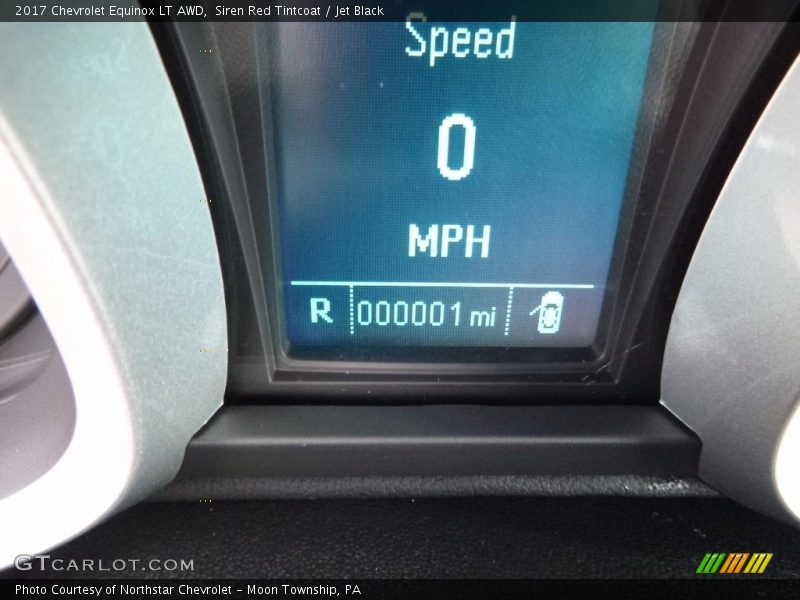 Siren Red Tintcoat / Jet Black 2017 Chevrolet Equinox LT AWD