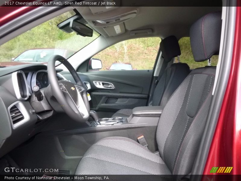 Siren Red Tintcoat / Jet Black 2017 Chevrolet Equinox LT AWD