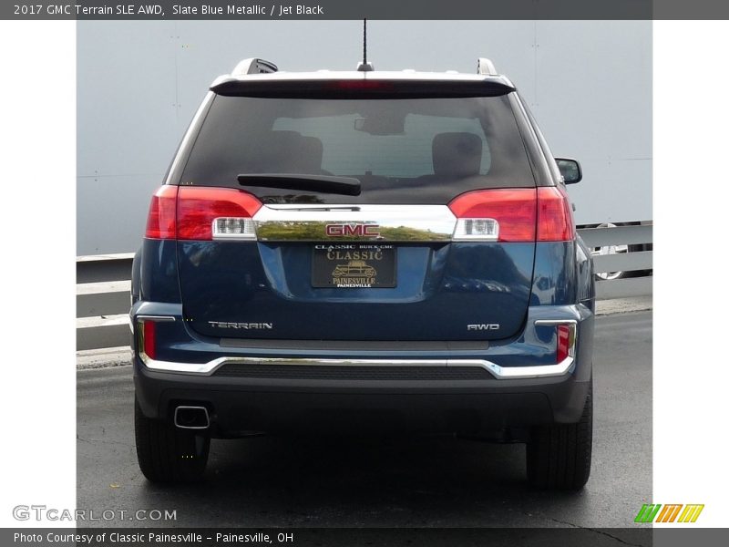 Slate Blue Metallic / Jet Black 2017 GMC Terrain SLE AWD