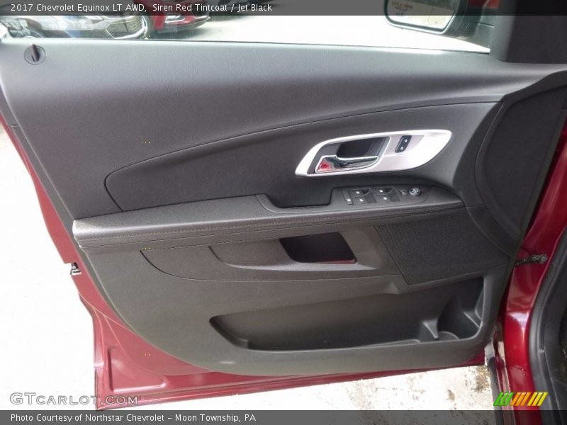 Siren Red Tintcoat / Jet Black 2017 Chevrolet Equinox LT AWD