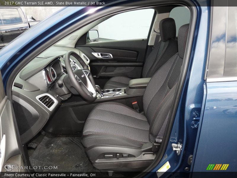 Slate Blue Metallic / Jet Black 2017 GMC Terrain SLE AWD