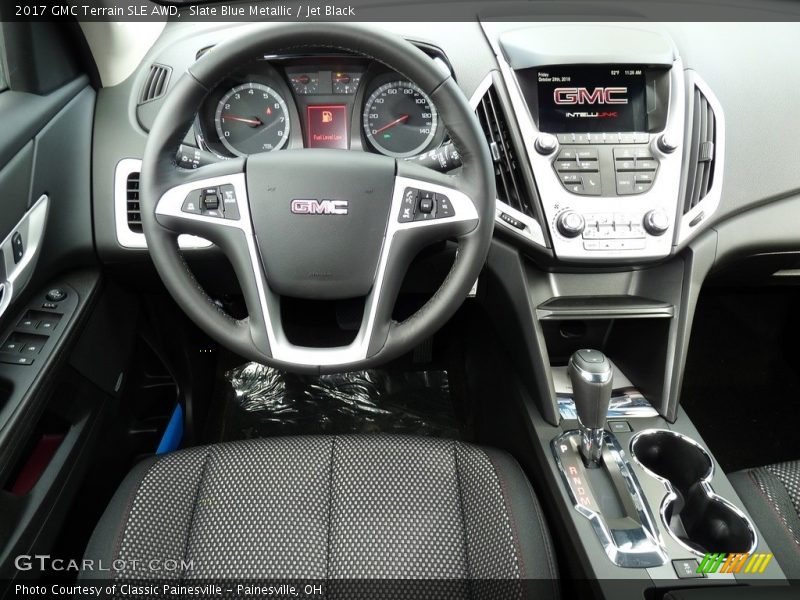 Slate Blue Metallic / Jet Black 2017 GMC Terrain SLE AWD
